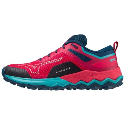 Zapatillas Para Correr Mizuno WAVE Ibuki 4 Mujer Coral / Turquesa Oscuro - Chile M615LOHEFN